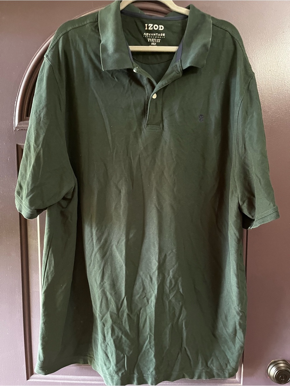 Izod Dark Green Short Sleeve Polo